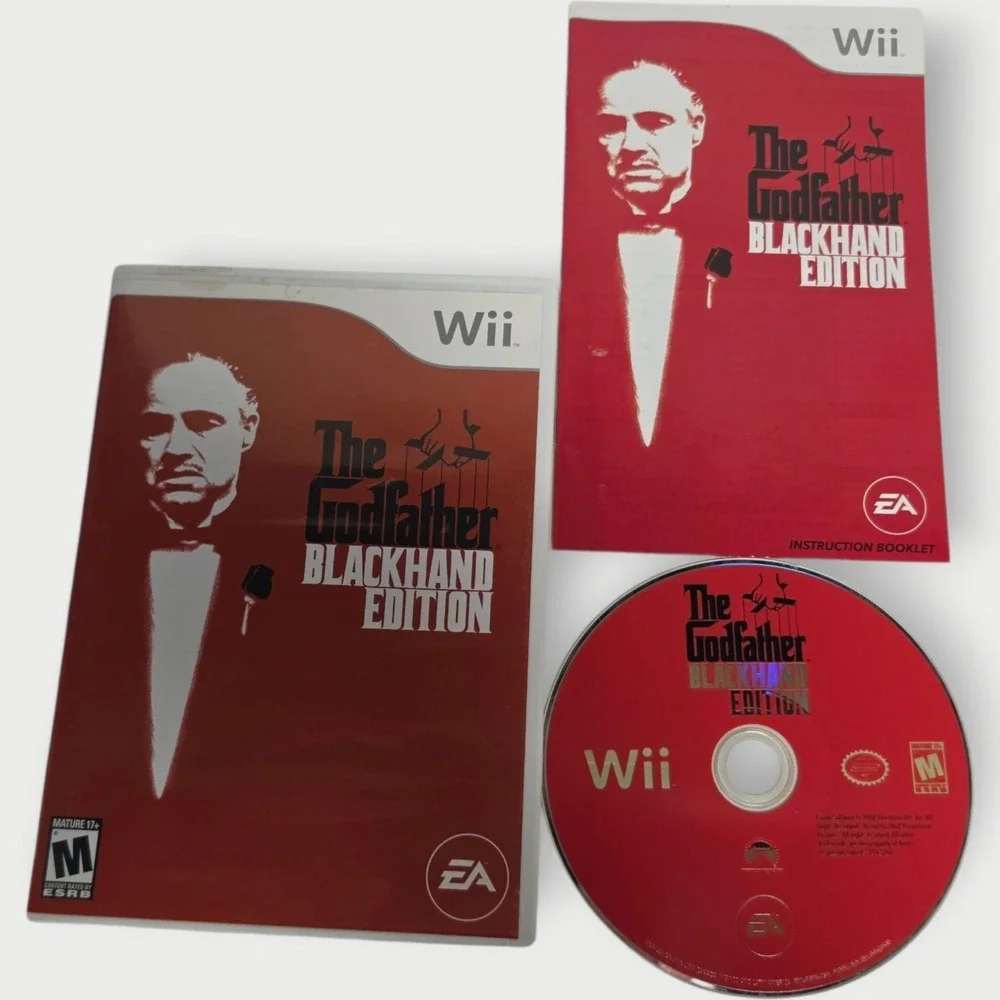 The Godfather Blackhand Edition Nintendo Wii Complete w/ Manual CIB Tested